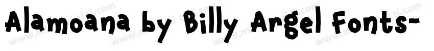 Alamoana by Billy Argel Fonts字体转换